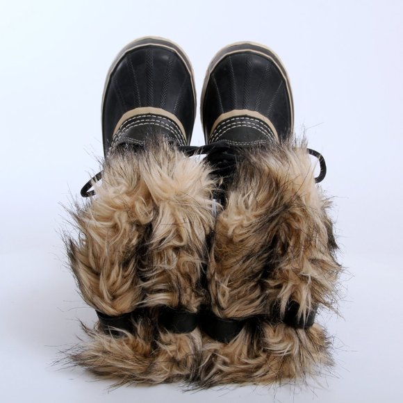 Sorel Joan Of Arctic Winter Tall Boots in Black Women Size 7 - Picture 11 of 14